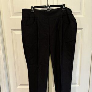 Ruby Road Slimming Contour Waistband Black Pants – Size 18
